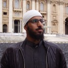 A Student from Cambridge Muslim College in St Peter's Square