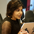 Baroness Sayeeda Warsi in the Things Unseen Studio