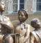 Kindertransport – the Arrival, bronze sculpture by Frank Meisler in the forecourt of Liverpool Street station in London, where many of the Kindertransport children arrived.